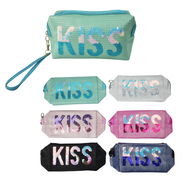 Cosmetiqueras Colores Surtidos Bordado Kiss