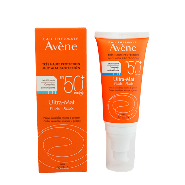 Protector Solar Matificante Y Complejo Antioxidante Fps+50 Avene Caja Naranja 50Ml