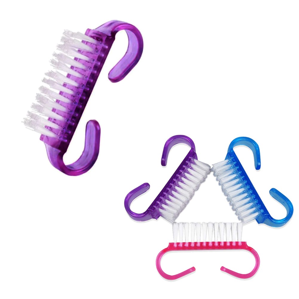 Cepillo para manicura plástico colores surtidos