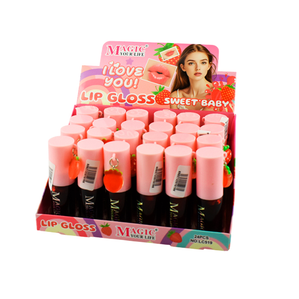 Tinta para labios en con llavero de fresas - Magic Your Life