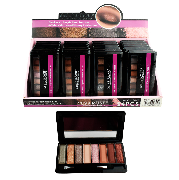 Sombras para ojos de 8 colores - Miss Rose