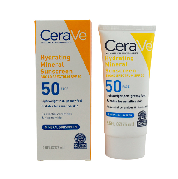 Protector solar mineral SPF 50 caja naranja - Cerave