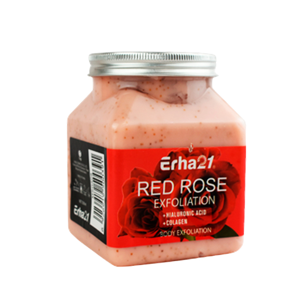 Exfoliante corporal de rosas rojas - Erha 21
