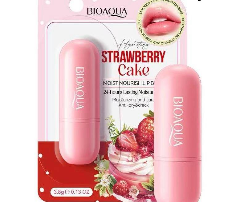 Bálsamo labial de fresa - Bioaqua