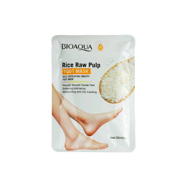Mascarilla para pies con extracto de arroz - Bioaqua