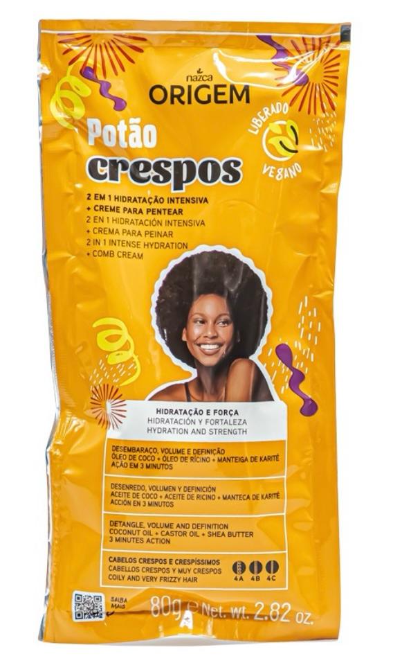 Crema para peinar en sobre potao crespos - Nazca