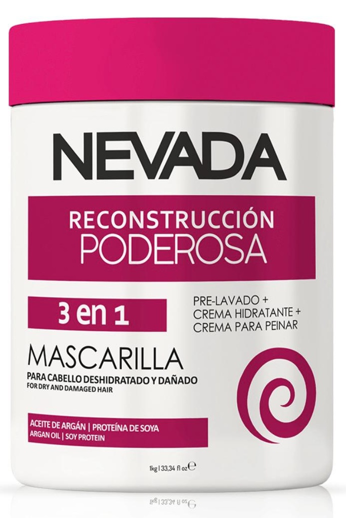 Mascarilla para el cabello reconstrucción PODEROSA  - Nevada