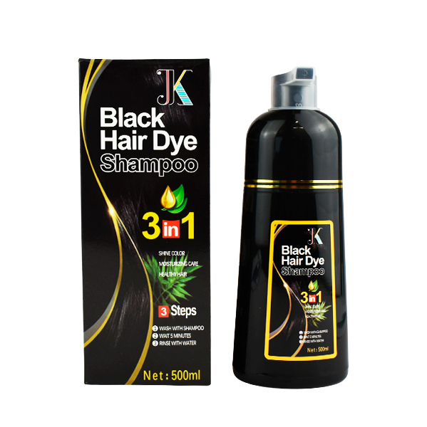 Shampoo con tinte color negro - JK