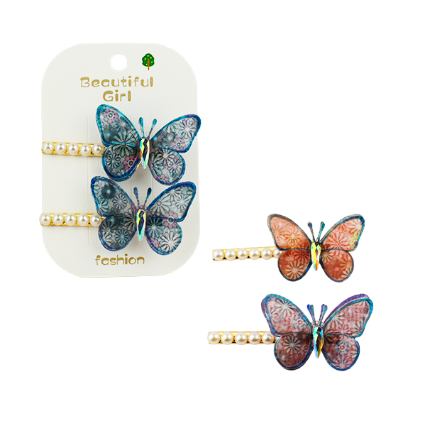 Ganchos para el cabello tipo horquilla en forma de mariposa