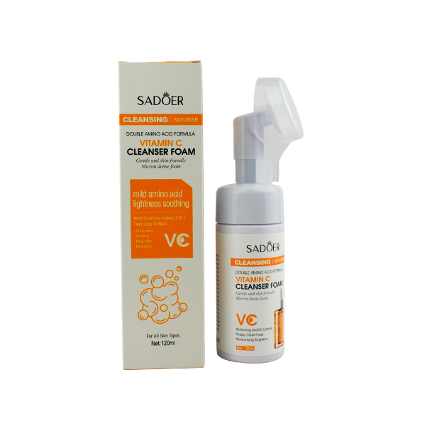 Espuma limpiadora facial con vitamina c - Sadoer