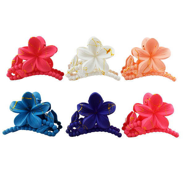 Ganchos para el cabello con diseño de lirio