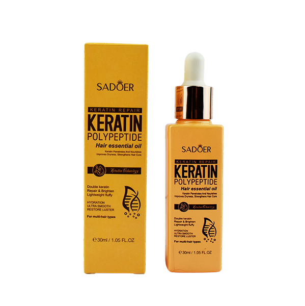 Aceite para el cabello con extracto de keratina - Sadoer