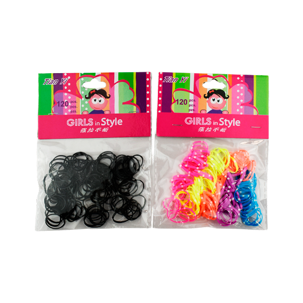 Hule para el cabello 120pcs - Tian YI
