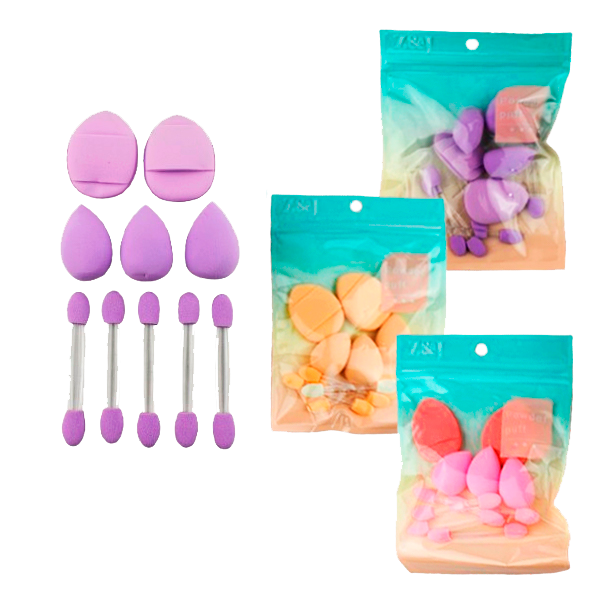 Set de aplicadores para maquillaje - Z&J