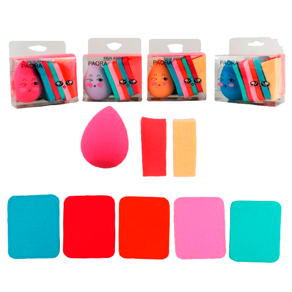 Set de esponjas faciales - Paora