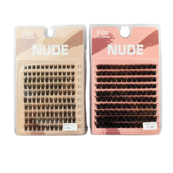 Set de pestañas artificiales nude - Kiss