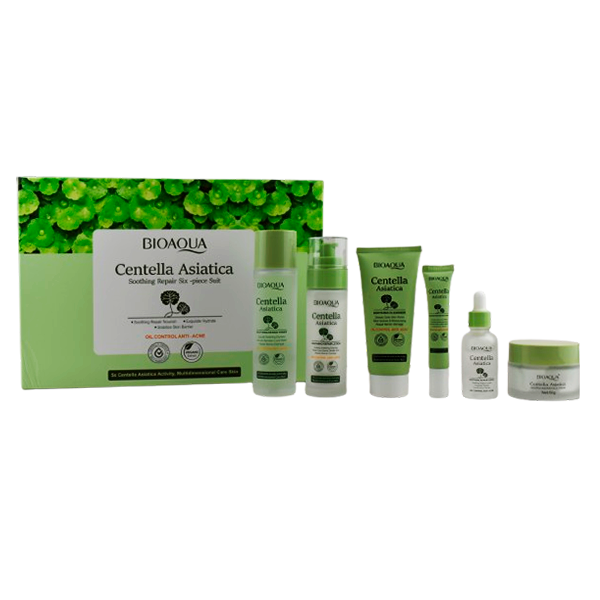 Set de cuidado facial con extracto de centella asiatica - Bioaqua