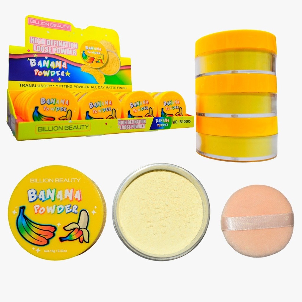 Polvos Sueltos Banana Billion Beauty