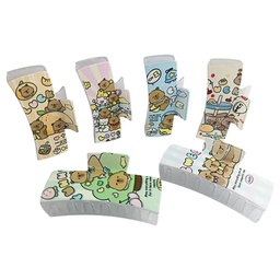 [20250312011] Gancho para Cabello Rectangular con diseños de Capibara