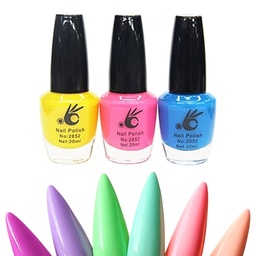 [6946051228526] Esmaltes de colores ok para uñas en frasco 18ml