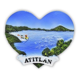 [409033C] Iman con lago de atitlan