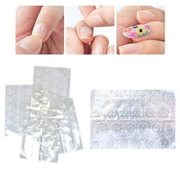 [M484] Lámina de Pegatinas para uñas doble cara press on