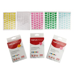 [6971622252143] Parches para acné en presentación de corazón - Pimples Patch
