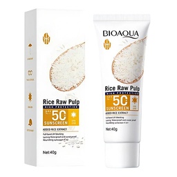 [6942349709890] Protector solar con extracto de arroz 50spf - Bioaqua