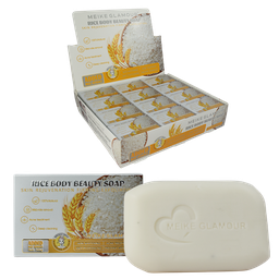 [6977017802764] Jabón de arroz rejuvenecedor con malla exfoliante - Meike Glamour