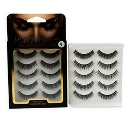 [6956967658218] Set de 5 pares de pestañas 3D - Ruka Lash