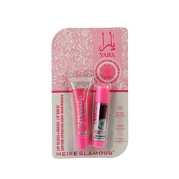[6975376193479] Dúo de bálsamo y brillo labial YARA - Meike Glamour