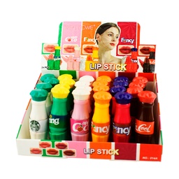 [9268171312532] Bálsamo labial en presentación de refrescos - Lip Stick