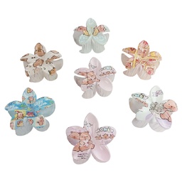 [GANCHSURT] Ganchos para Cabello con Diseños de Flores con Estampados Surtidos