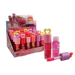 [6971605290520] Brillo labial con diseño de corazón - HuxiaBeauty