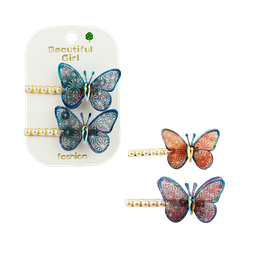 [B4145042] Ganchos para el cabello tipo horquilla en forma de mariposa