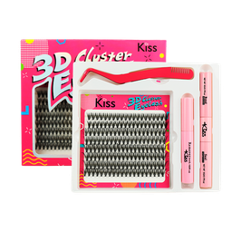 [6920260040803] Set de pestañas artificiales 3D cluster - Kiss