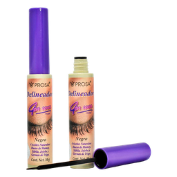 [7501734430178] Delineador color negro con tapa morada 10g - Prosa