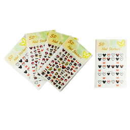 [6942726429038] Stickers para uñas con diseño de minnie y mickey mouse - MOSR