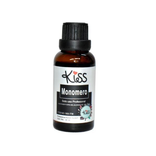 Monómero de uso profesional Kiss negro 30ml