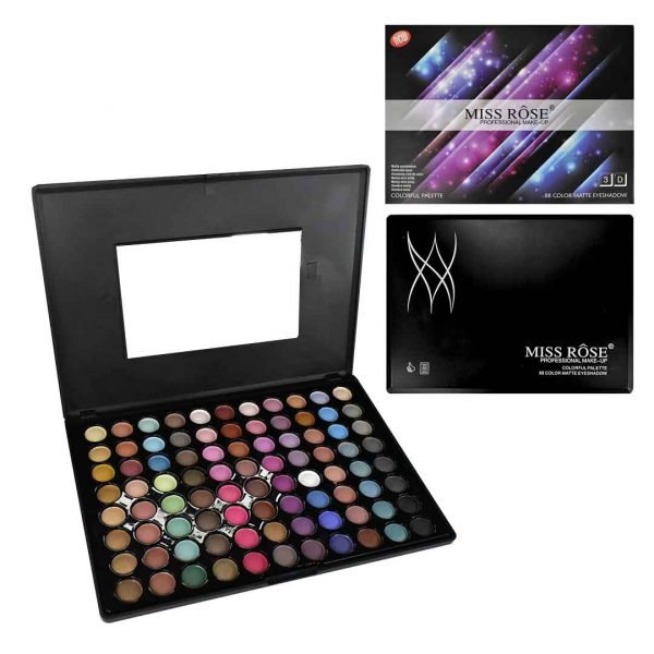 Sombras miss rose 88 colores negro y