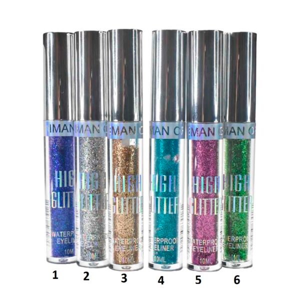 Delineadores para ojos high glitter ion