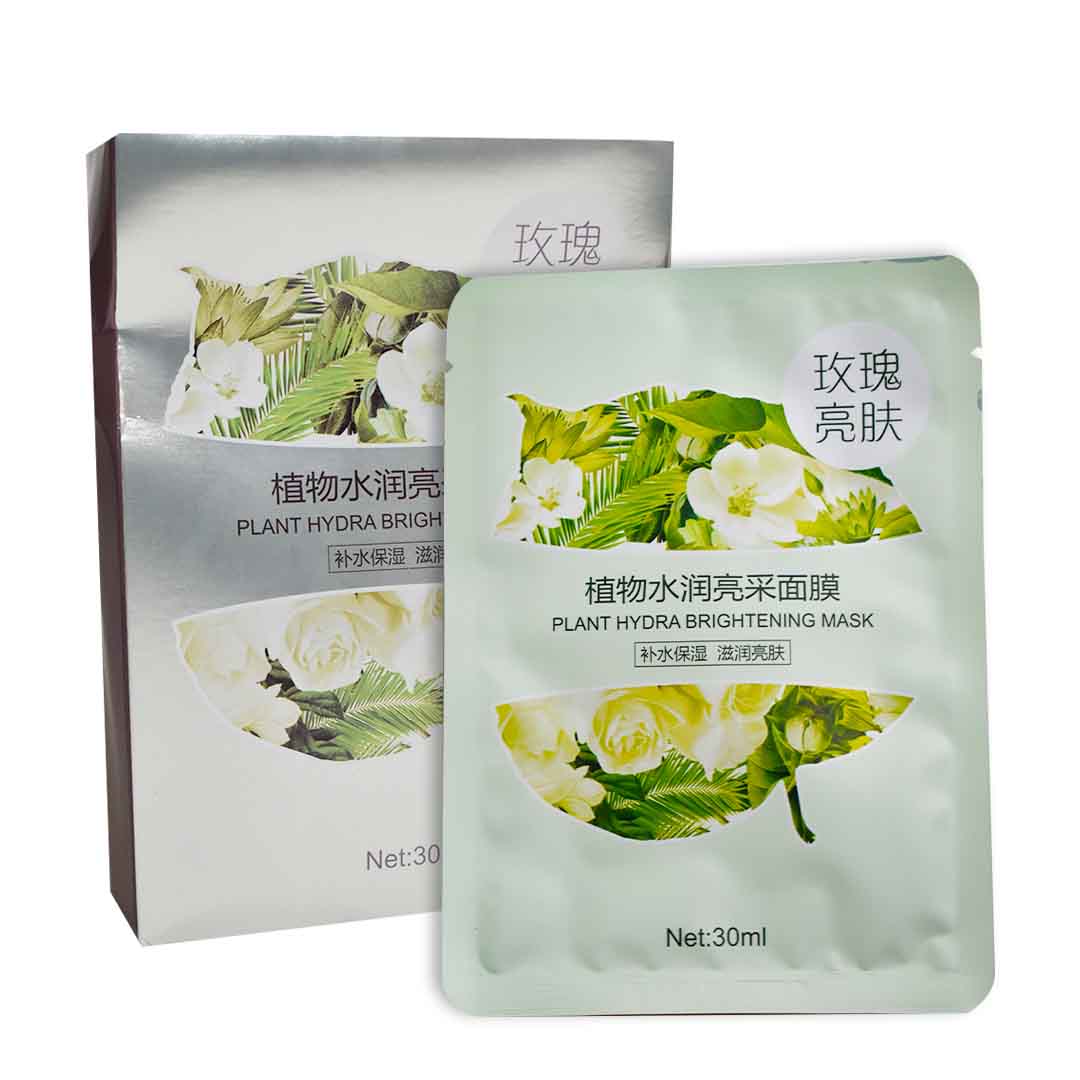 Unidad de mascarillas coreanas de jazmin y rosas blancas