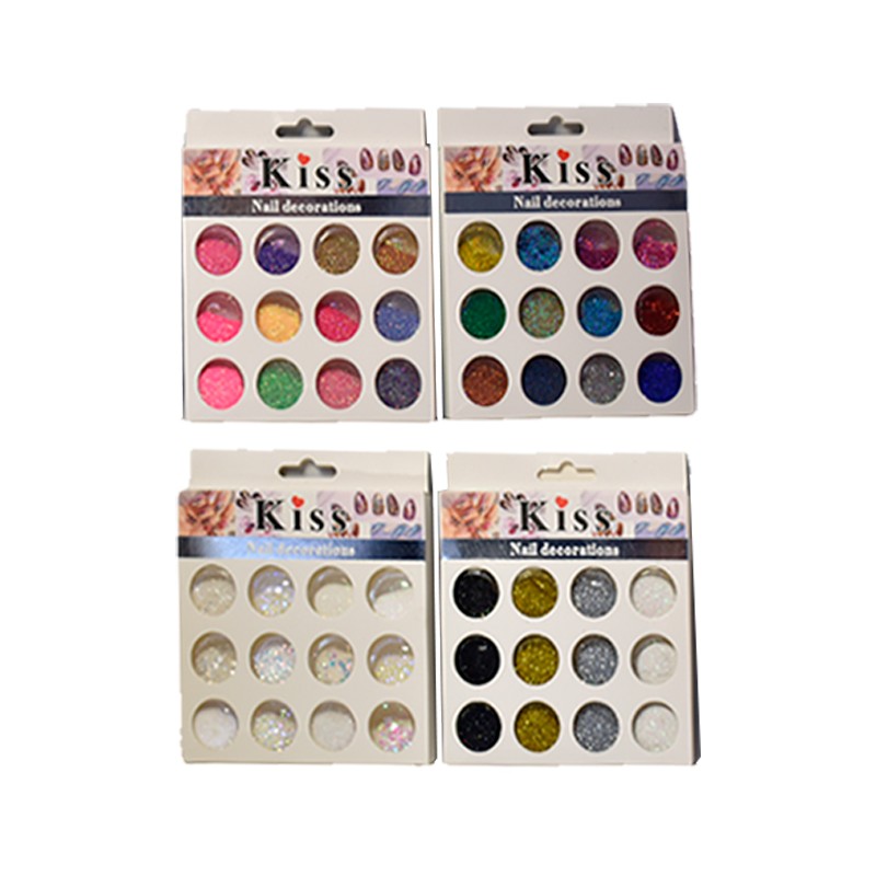Decoración para uñas marca Kiss colores surtidos