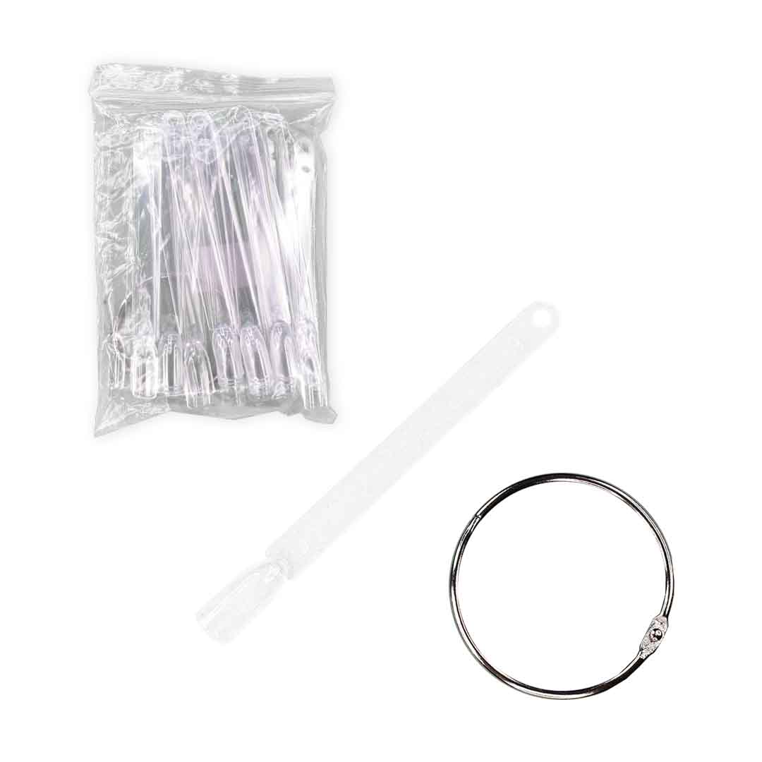 Kit de exhibidores transparentes para uñas