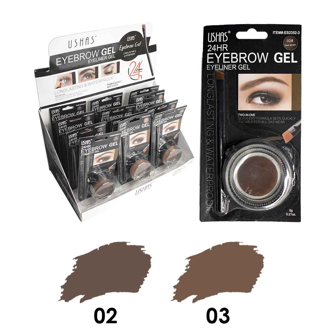 Pomada para cejas ushas 24 hr gel