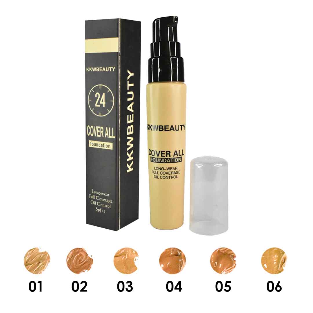 Bases para el rostro marca kkwbeauty 24 hrs