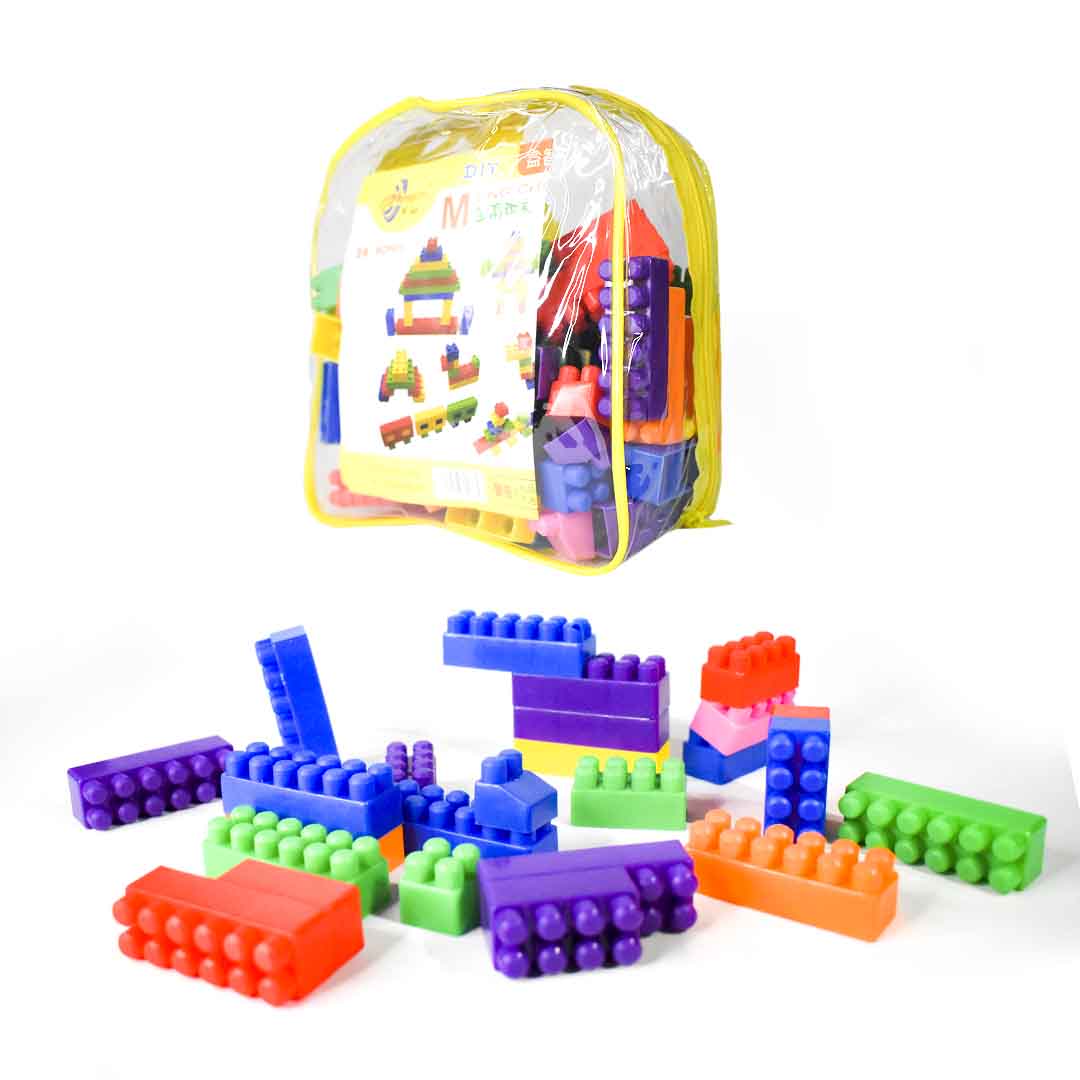 Mochila de bloques de juguetes para niños