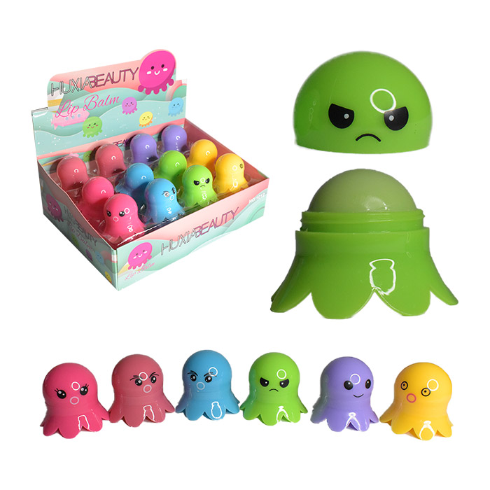 Balsamos huxiabeauty con diseño de pulpitos