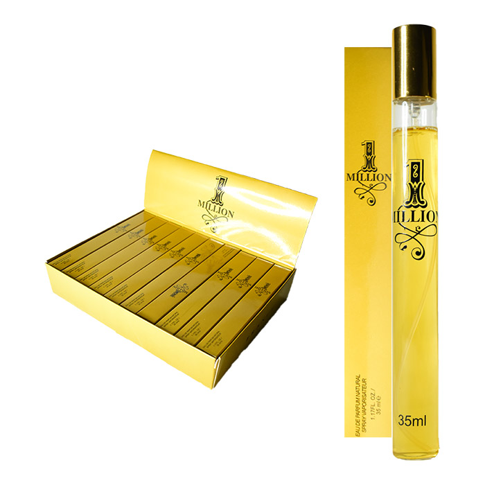 loción 1 million caja dorada 35ml