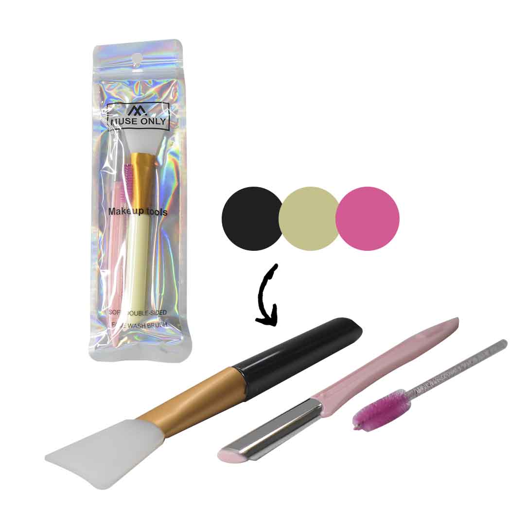 Kit de aplicador, cepillo y perfilador de cejas muse only